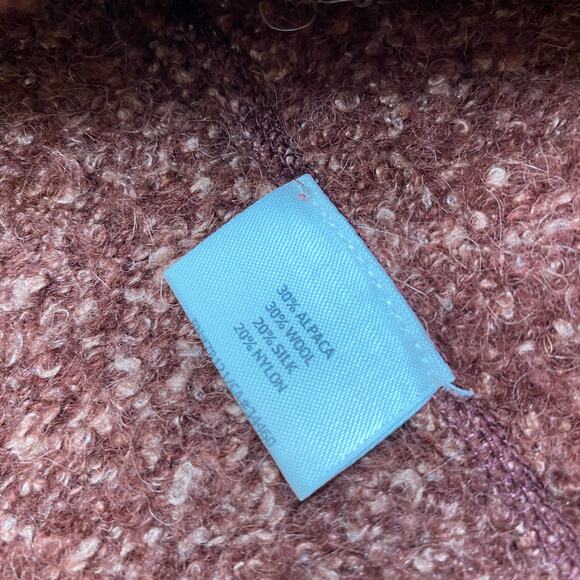 Eileen Fisher Alpaca Wool Silk One Button Cardigan Sweater Women's L - Picture 7 of 9